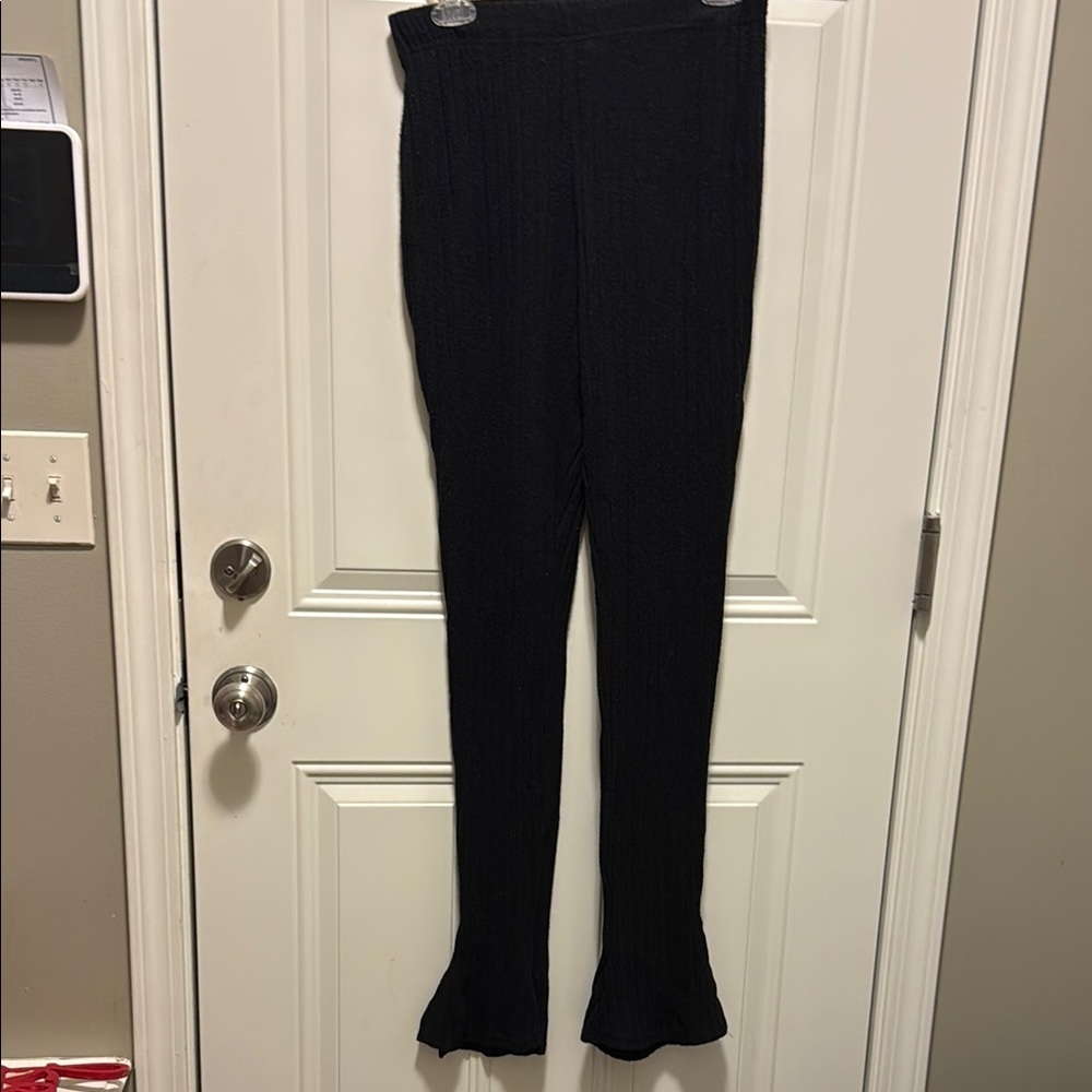 SHEIN Black Flare Pants